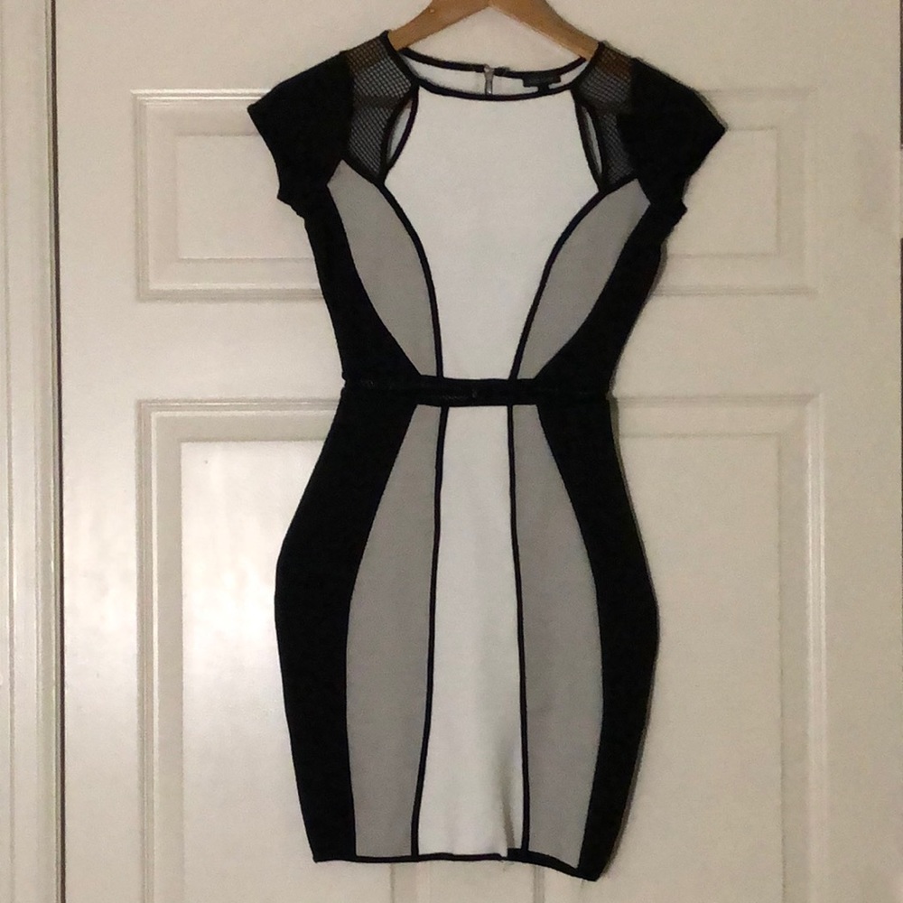 River Island color block bodycon dress